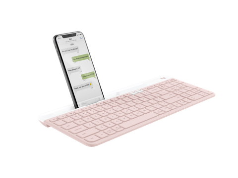  Bàn phím máy tính Logitech K580 (Không dây - Kết nối USB, Bluetooth - Hồng) 