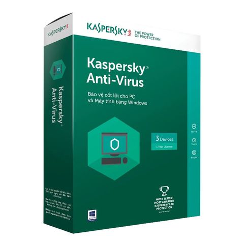  Phần mềm diệt Virus Kaspersky Antivirus (3 Máy tính) 