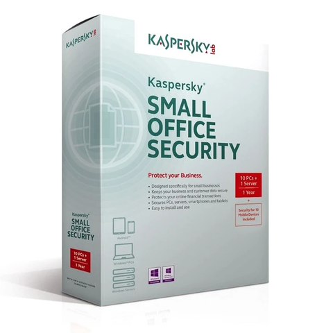  Phần mềm diệt Virus Kaspersky Small office Security (KSOS 1 Server + 10 PC) 