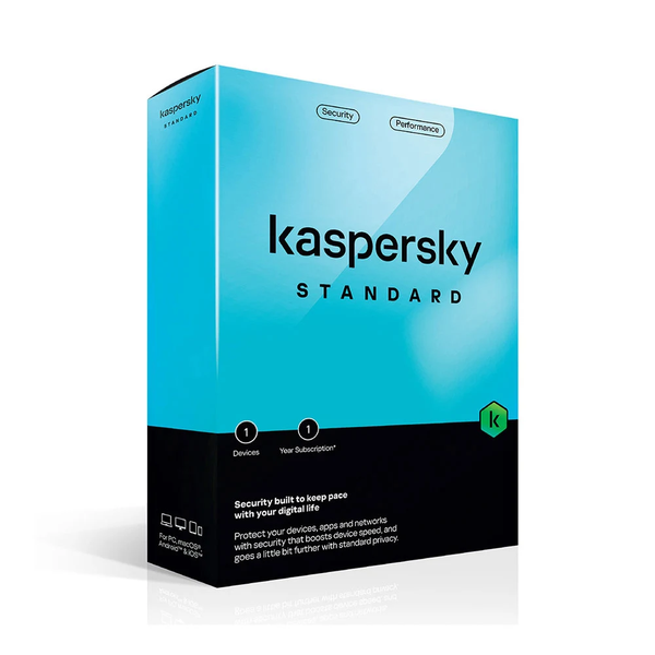  Phần mềm diệt Virus Kaspersky Standard 1 máy tính (KL10414UAFS) 
