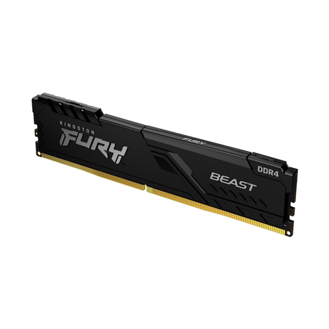  Ram Desktop/PC Kingston DDR4 3200MHz 16GB Fury Beast Black (KF432C16BB/16) 