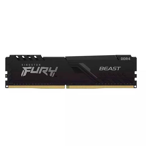  Ram Desktop/PC Kingston DDR4 3200MHz 16GB Fury Beast Black (KF432C16BB/16) 