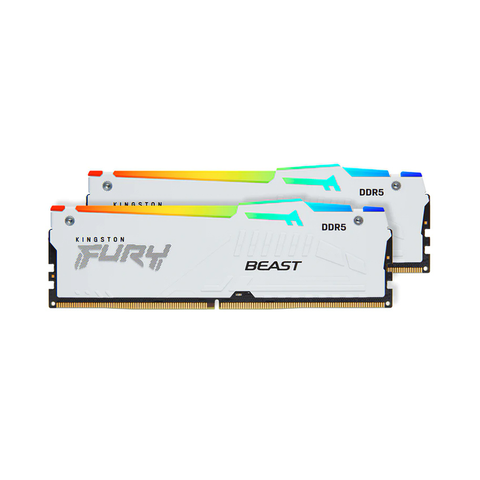  Ram Desktop/PC Kingston Fury Beast RGB DDR5 5200MHz 32GB (KF552C40BWAK2-32) 