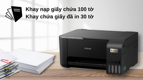  Máy in phun màu đa chức năng EPSON EcoTank L3210 (In, Scan, Copy, A4, USB) 