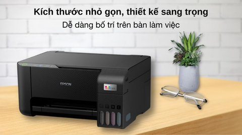  Máy in phun màu đa chức năng EPSON EcoTank L3210 (In, Scan, Copy, A4, USB) 