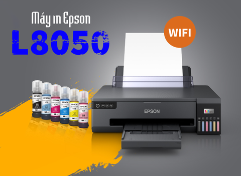  Máy in phun màu wifi EPSON L8050 (Đen) 