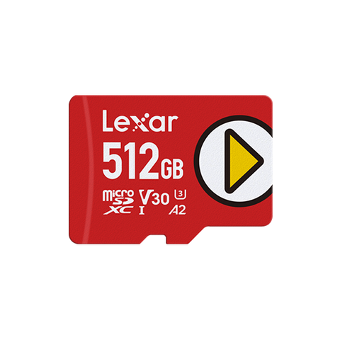  Thẻ nhớ Lexar PLAY microSDXC 512GB UHS-I Card LMSPLAY512G-BNNNG 