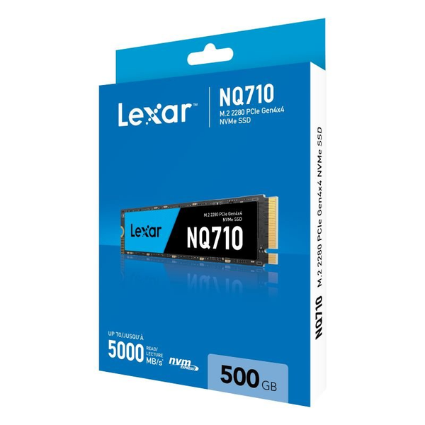  Ổ cứng SSD Lexar 500GB LNQ710X500G-RNNNG (M2 PCIe Gen4 PCIe Gen 4x4) 