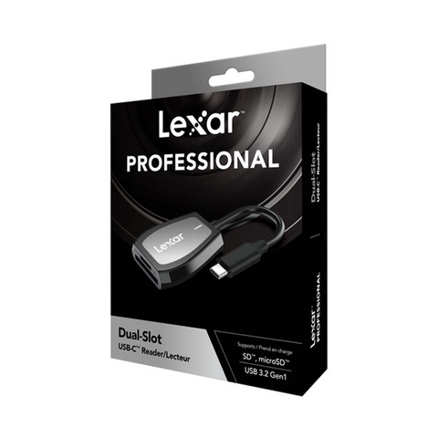  Đầu đọc thẻ nhớ Lexar Professional USB-C Dual-Slot LRW470U-RNHNG 