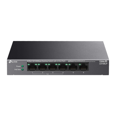 Thiết bị mạng Switch TP-LINK LS106LP (6 Cổng) 