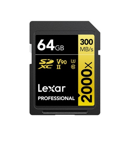  Thẻ nhớ SD 64GB Lexar Professional 2000x LSD2000064G-BNNNG 