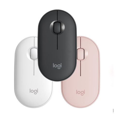  Chuột máy tính Logitech Pebble M350 (Không dây - Kết nối USB, Bluetooth) 