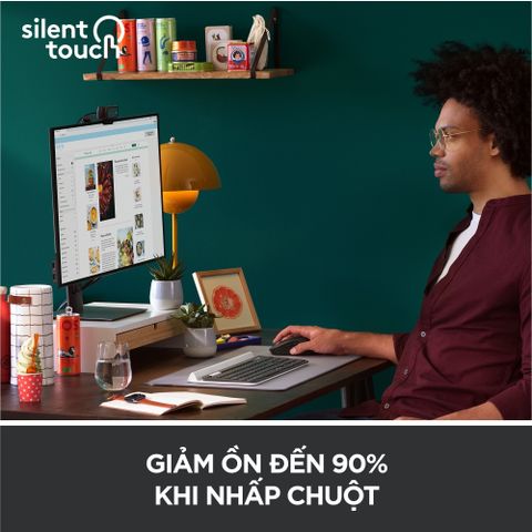  Chuột máy tính Logitech Signature M650 (Không dây - Kết nối USB, Bluetooth) 