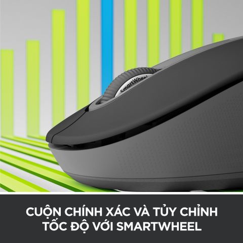  Chuột máy tính Logitech Signature M650 (Không dây - Kết nối USB, Bluetooth) 