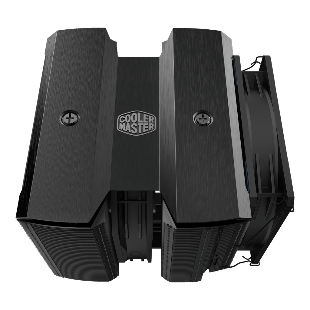 Cooler Master MA824 Stealth - Refroidisseur CPU Double Tour Avec 2 Ventilateurs Mobius - 8 Caloducs - Compatible Intel & AMD