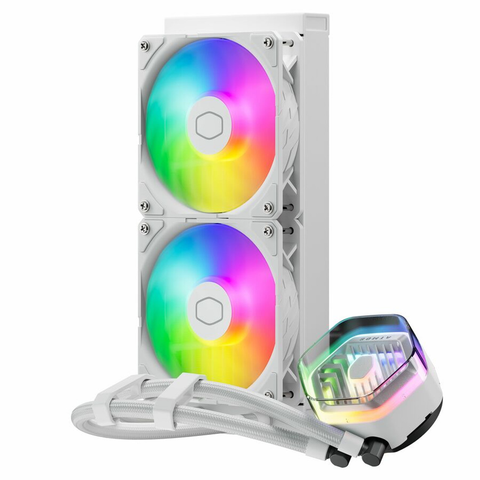  Tản Nhiệt Nước CPU Cooler Master MasterLiquid 240 Atmos ARGB White 
