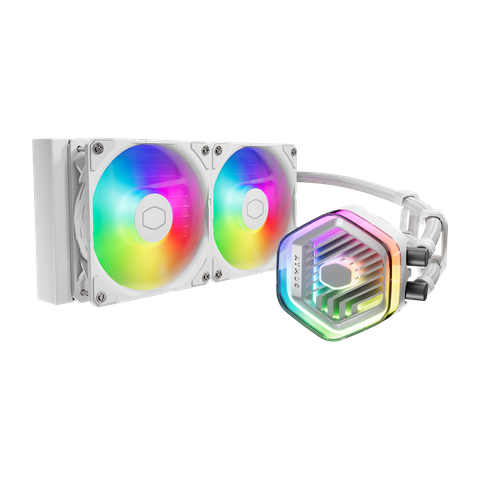  Tản Nhiệt Nước CPU Cooler Master MasterLiquid 240 Atmos ARGB White 