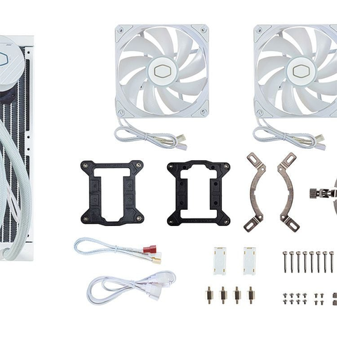  Tản Nhiệt Nước CPU Cooler Master MASTERLIQUID 240L Core WHITE 