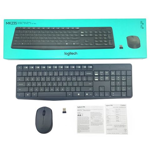  Combo Bàn phím + Chuột Logitech MK235 (Không dây - Kết nối USB) 