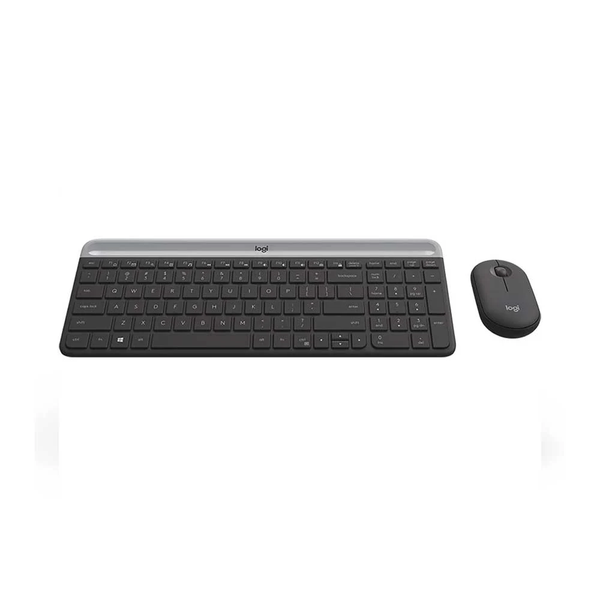  Combo Bàn phím + Chuột Logitech MK470 Slim (Không dây - Kết nối USB - Đen) 
