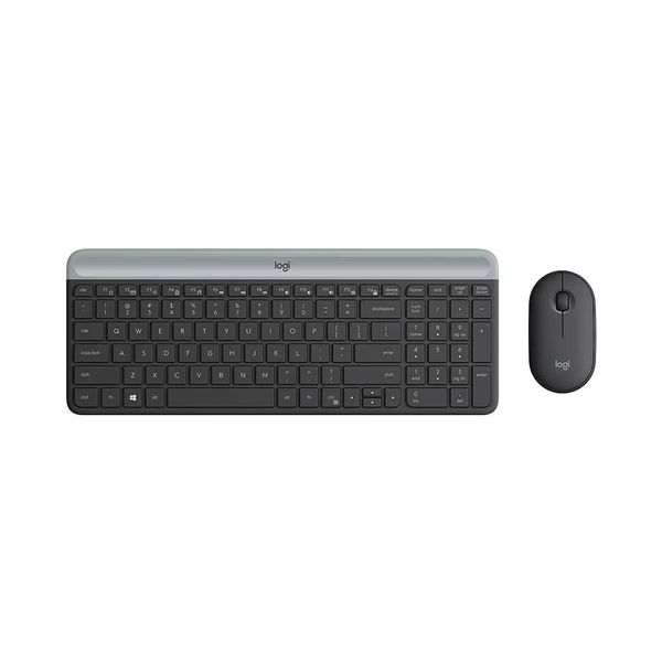  Combo Bàn phím + Chuột Logitech MK470 Slim (Không dây - Kết nối USB - Đen) 