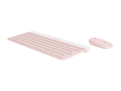  Combo Bàn phím + Chuột Logitech MK470 Slim (Không dây - Kết nối USB - Hồng) 