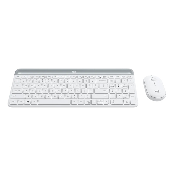  Combo Bàn phím + Chuột Logitech MK470 Slim (Không dây - Kết nối USB - Trắng) 