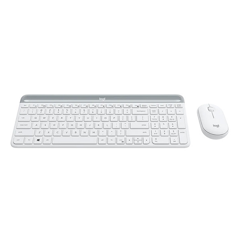  Combo Bàn phím + Chuột Logitech MK470 Slim (Không dây - Kết nối USB - Trắng) 