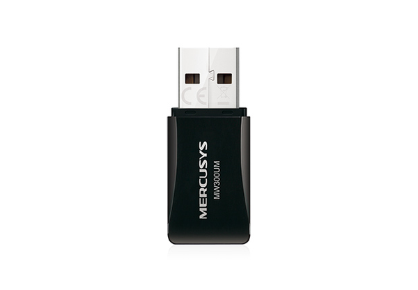  Thiết bị mạng Mercusys USB Thu Sóng WiFi MW300UM N300 