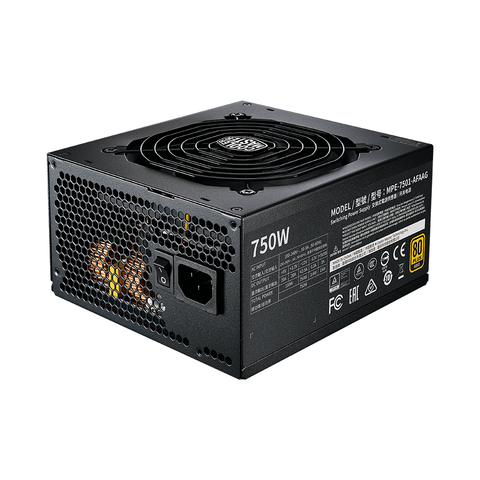  Nguồn máy tính Cooler Master MWE Gold 750 80 Plus Gold - Full Modular (750W) 