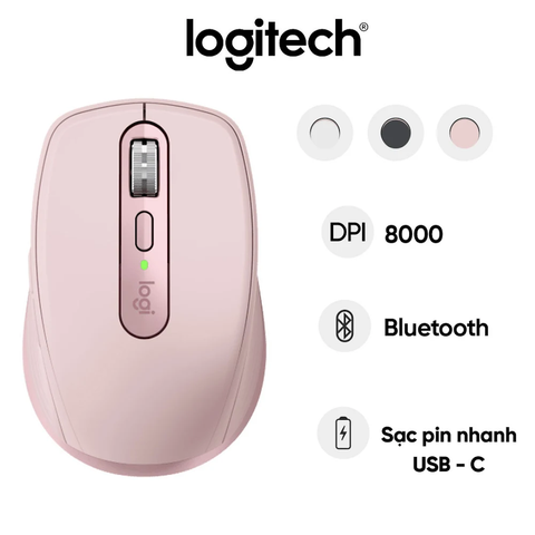  Chuột gaming Logitech MX ANYWHERE 3S (Không dây bluetooth) 