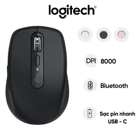  Chuột gaming Logitech MX ANYWHERE 3S (Không dây bluetooth) 