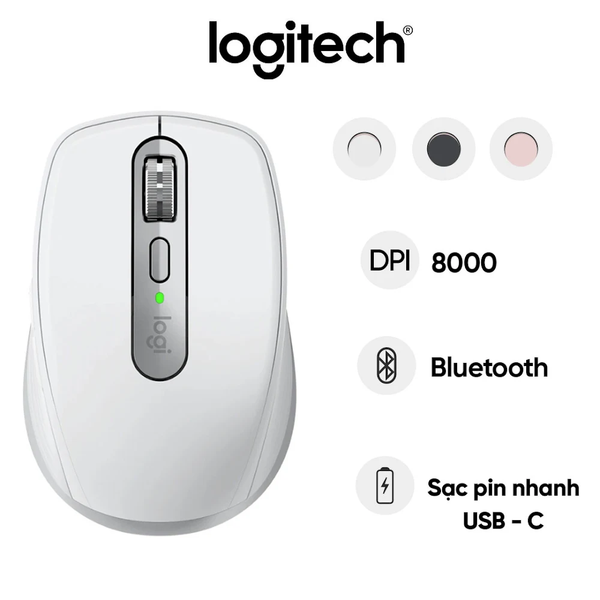  Chuột gaming Logitech MX ANYWHERE 3S (Không dây bluetooth) 