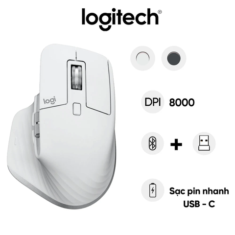 Chuột Logitech MX Master 3S (Không dây bluetooth) 