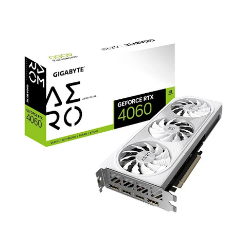  Card màn hình Gigabyte GeForce RTX 4060 AERO OC 8G 8GB GDDR6 (N4060AERO OC-8GD) 