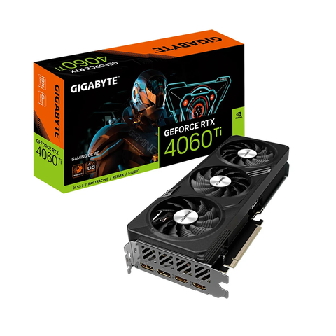  Card màn hình Gigabyte GeForce RTX 4060 Ti GAMING OC 8G 8GB GDDR6 (N406TGAMING OC-8GD) 