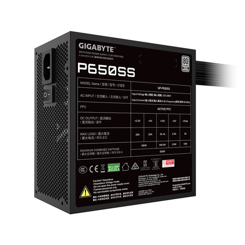  Nguồn máy tính Gigabyte P650SS 80 Plus Silver (650W) 