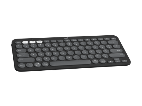 Bàn phím máy tính Logitech PEBBLE KEYS 2 K380s (Không dây - Kết nối Bluetooth - Đen) 