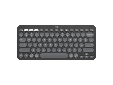  Bàn phím máy tính Logitech PEBBLE KEYS 2 K380s (Không dây - Kết nối Bluetooth - Đen) 
