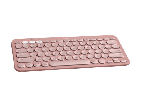  Bàn phím máy tính Logitech PEBBLE KEYS 2 K380s (Không dây - Kết nối Bluetooth - Hồng) 