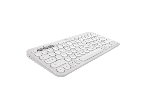  Bàn phím máy tính Logitech PEBBLE KEYS 2 K380s (Không dây - Kết nối Bluetooth - Trắng) 