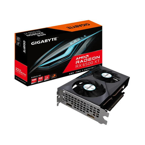  Card màn hình Gigabyte Radeon RX 6500 XT EAGLE 4GB GDDR6 4GB GDDR6 (R65XTEAGLE-4GD) 