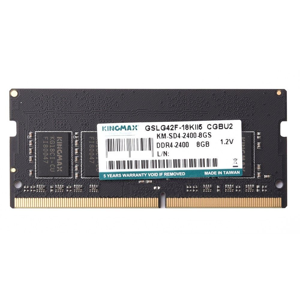  Ram Laptop KINGMAX DDR4 2400MHz 8GB (Đen) 