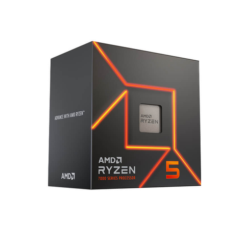  CPU AMD Ryzen 5 7500F (Boost tối đa 5.0GHz, 6 nhân 12 luồng, 38MB) - Socket AMD AM5 