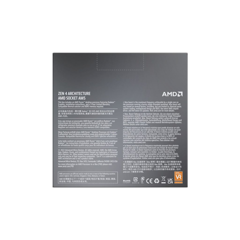  CPU AMD Ryzen 5 7600X (Boost tối đa 5.3GHz, 6 nhân 12 luồng, 38MB) - Socket AMD AM5 