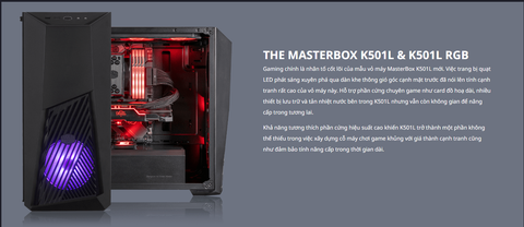  Thùng máy tính | Case Cooler Master MasterBox K501L ARGB Mid Tower (MCB-K501L-KGNN-SR3) 