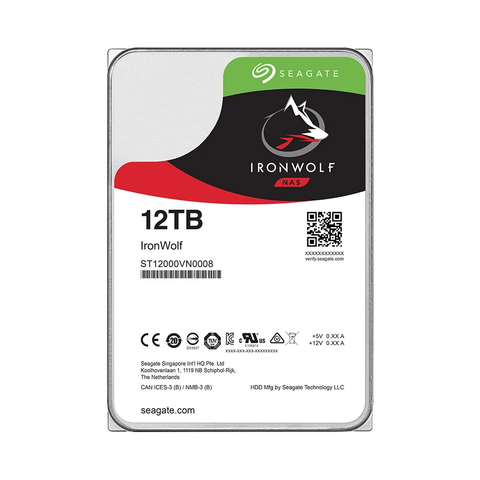  Ổ cứng HDD Seagate IronWolf 12TB ST12000VN0008 (3.5