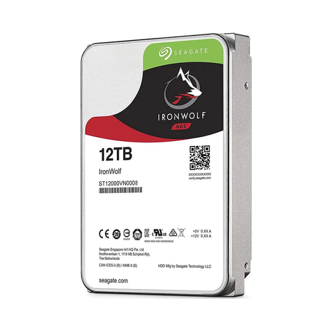  Ổ cứng HDD Seagate IronWolf 12TB ST12000VN0008 (3.5