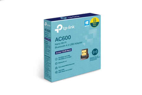  Thiết bị mạng TP-LINK USB Thu Sóng WiFi Chuẩn AC600 Bluetooth 4.2 Archer T2UB Nano 