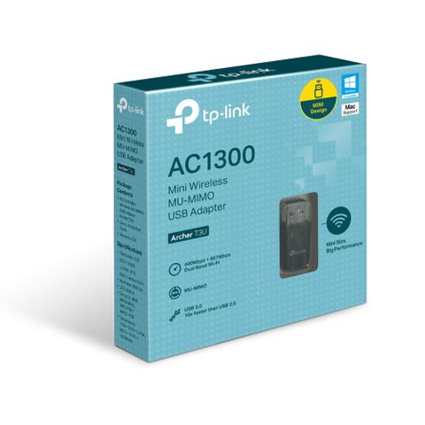  Thiết bị mạng TP-LINK USB Thu Sóng WiFi Archer T3U - AC1300 